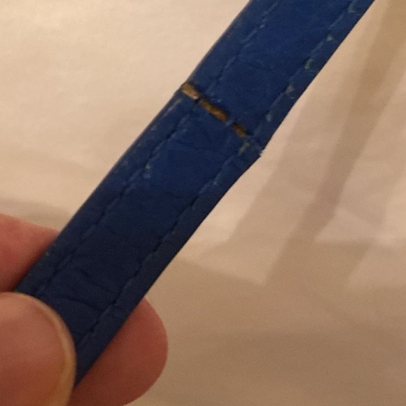 Balenciaga mini crossbody bag in royal blue. - Picture 11 of 12